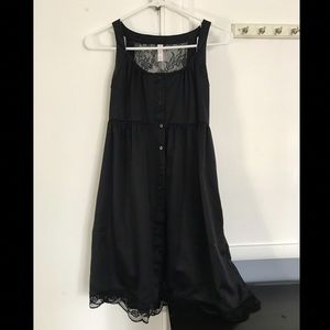 Black back lace dress